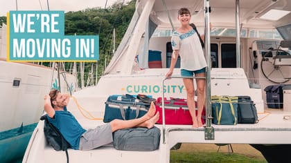 Living on a boat OUT OF THE WATER