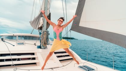 Sailing was so Good…then he went overboard