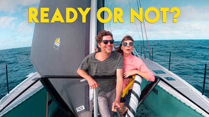 A MAD DASH OUT OF CHINA (OUR FIRST SAIL)