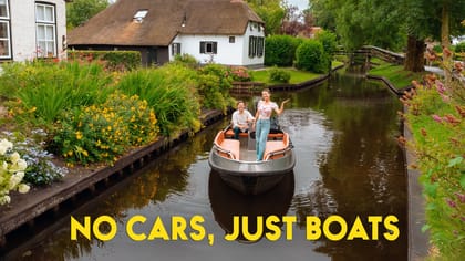 This Village Has No Roads - Only Canals and Boats