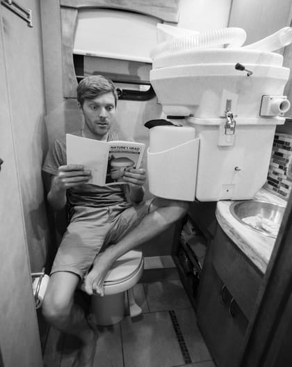 How To Not Install a Composting Toilet in an RV