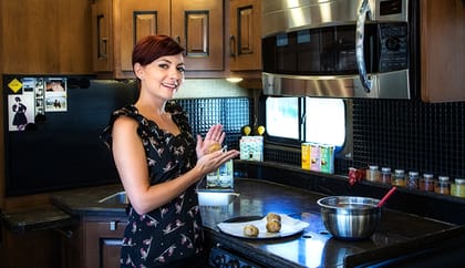 My Tiny RV Kitchen – Convection Oven Cooking