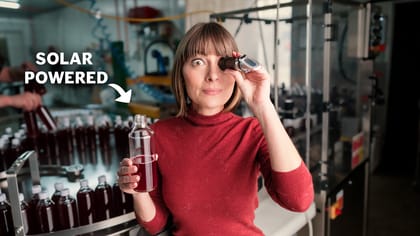 Inside A Solar Powered Soda Factory