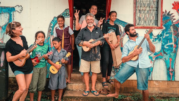Remote Island Life & Ukulele With The Locals