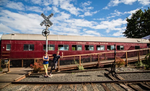 Chugging  Along in Chehalis Washington