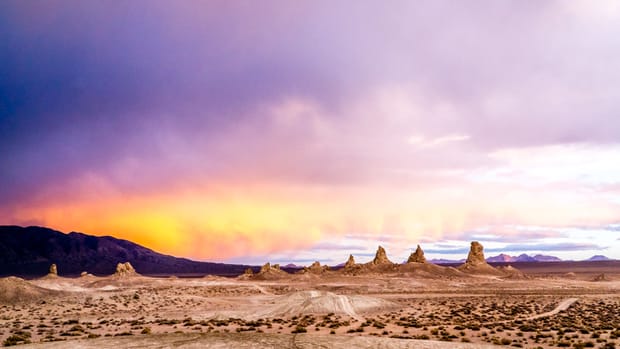 Trona Pinnacles – Unearthly Wild Camping