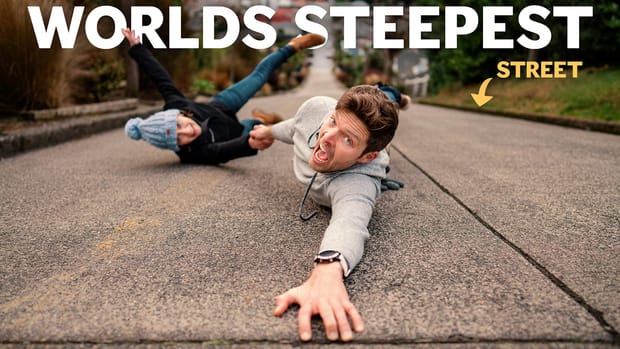 Climbing The Worlds Steepest Street