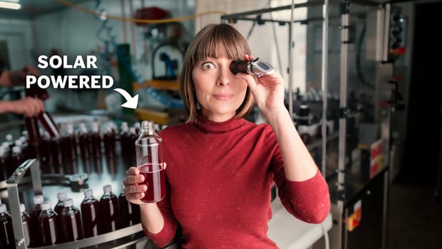 Inside A Solar Powered Soda Factory