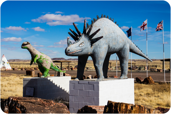 dinosaurs of the petrified forest