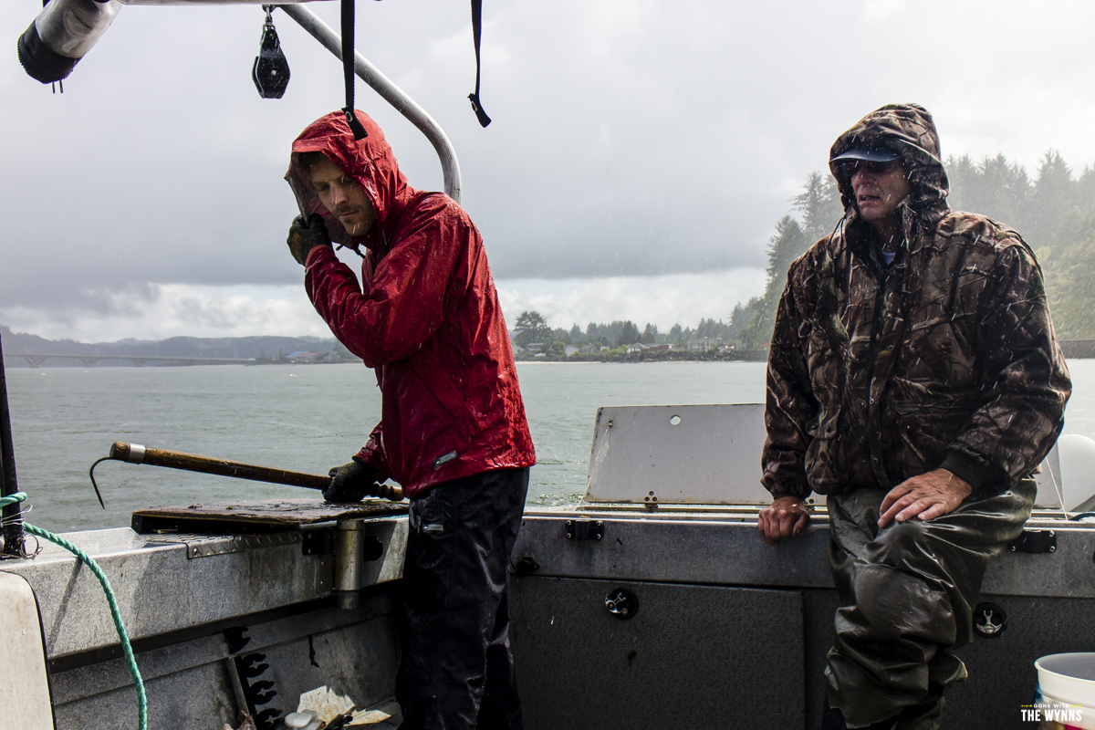 catching Dungeness crab in Oregon