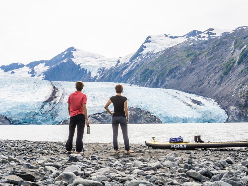 paddleboarding glaciers alaska