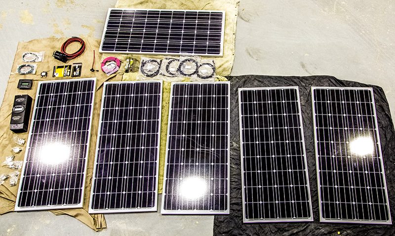 rv solar install