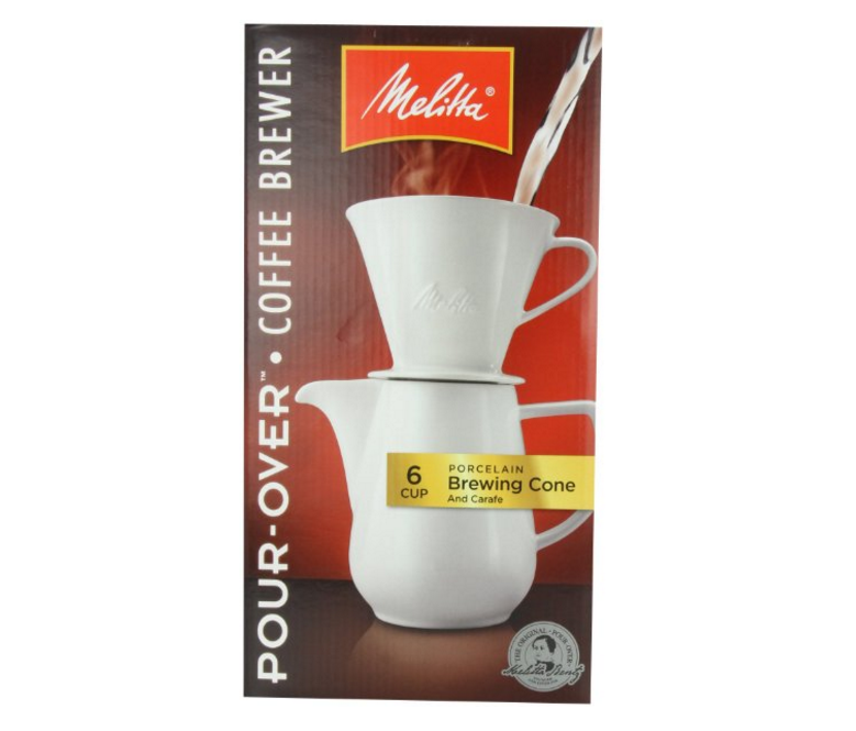 Porcelain 6 Cup Pour Over Coffee Maker - Gone With The Wynns