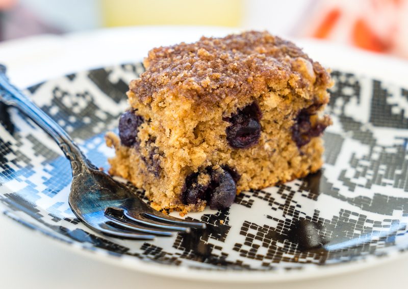 nikki wynn's blueberry coffeecake
