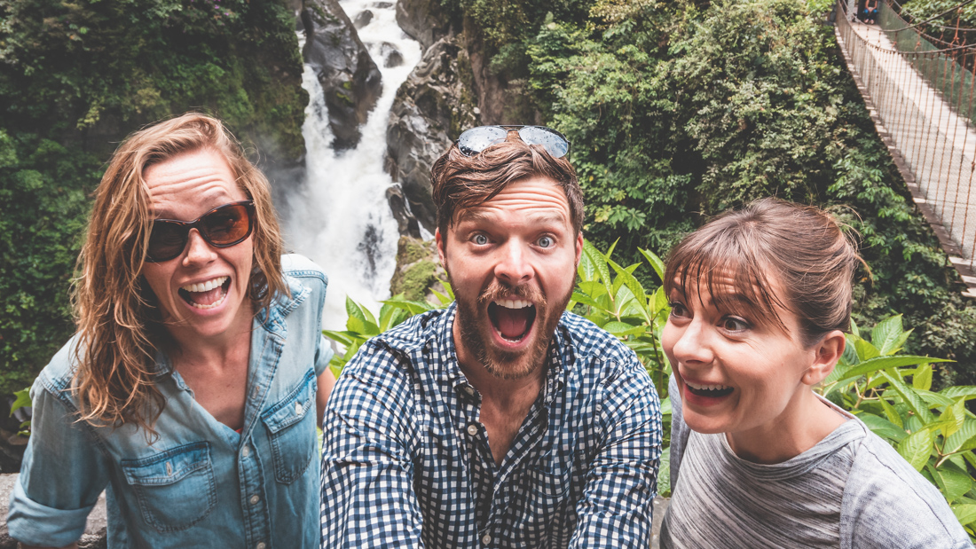 Banos Ecuador Waterfalls