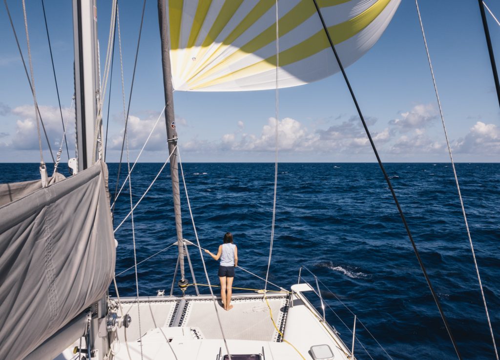 a sailing voyage across the pacific