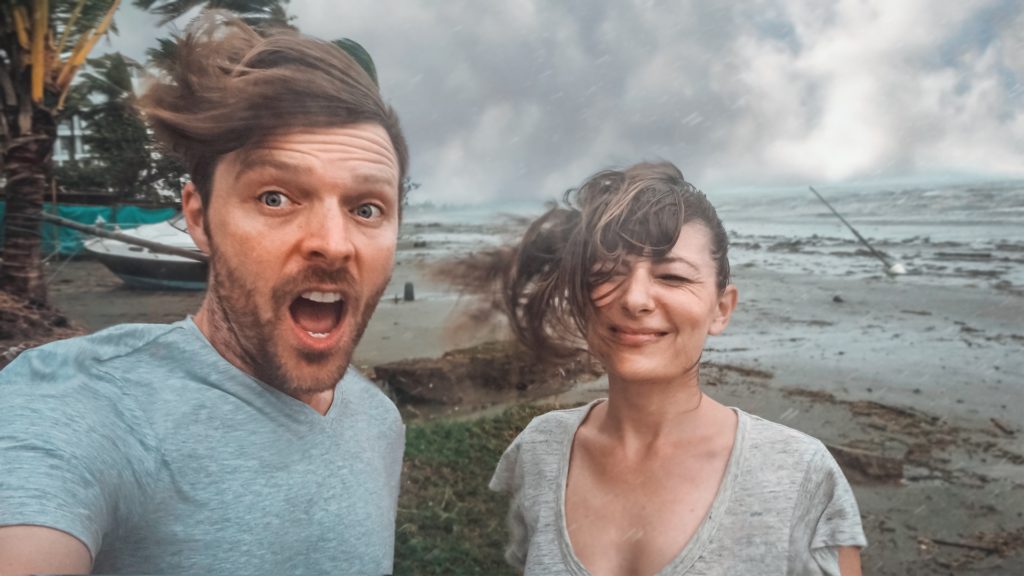 Jason and Nikki Wynn Surviving Cyclone Harold in Fiji