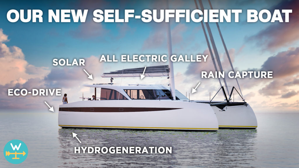 hybrid electric catamaran
