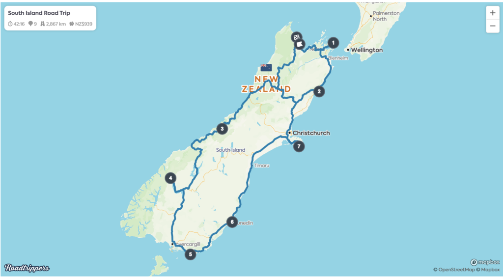 the ultimate New Zealand South Island Road Trip