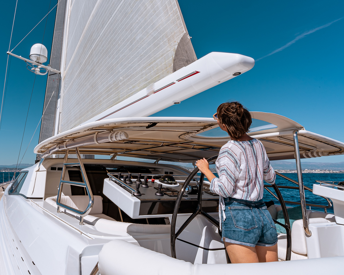 Nikki wynn sailing aboard Destination
