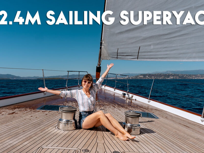 sailing a 135 foot superyacht