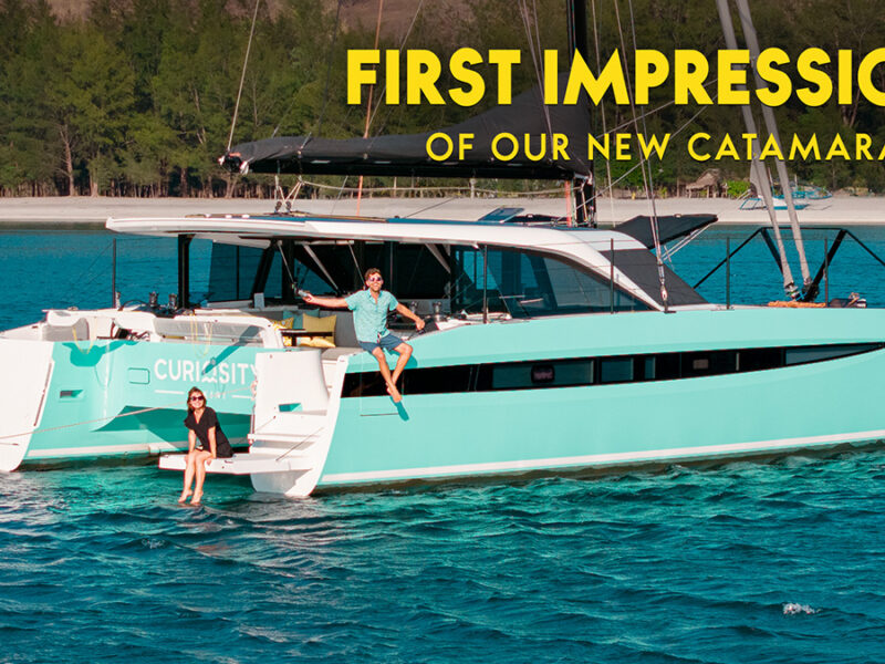 first impressions of our new HH44 catamaran